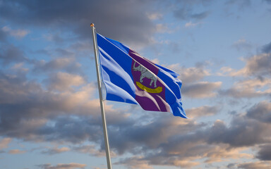 Chiangrai Thailand Province State Flag