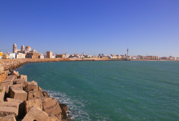 Kathedrale zum Heiligen Kreuz in Cadiz in Spanien