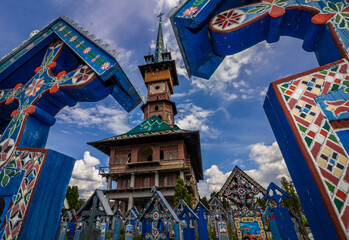 The Merry Cemetery, Sapanta, Romania, The Church in Romania.