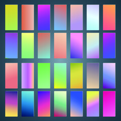Color gradient cover design. Vibrant background for screen, poster, banner, wallpaper, social media post