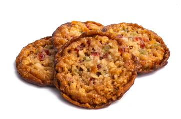 cereal chocolate chip cookie isolated