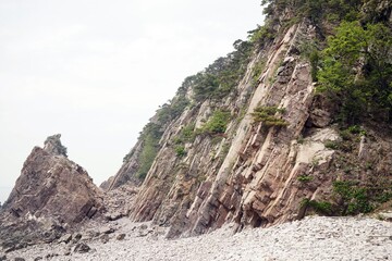 rocks in the mountains