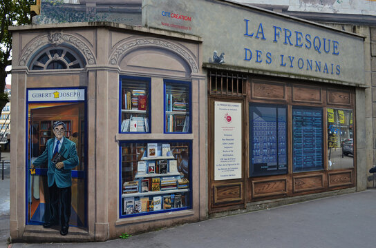 La Fresque des Lyonnais, peinture murale iconique de la ville de Lyon