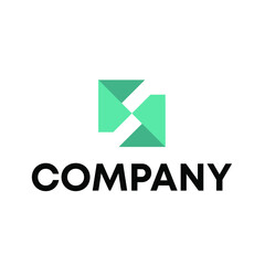 Naklejka premium letter S logo