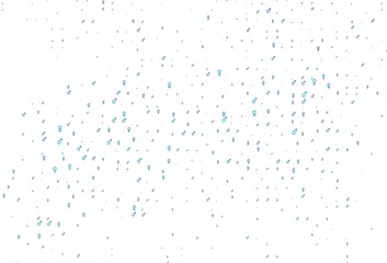 Light blue, green vector backdrop with gender signs.