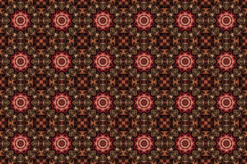 Dry maroon roses. Red abstract elegant background with round shape