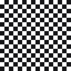 Fototapeta premium Vector seamless pattern of chess board checkered texture isolated on white background