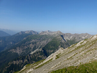Gartnerwand mountain hiking, Tyrol, Austria