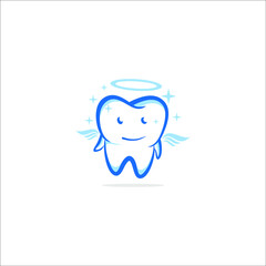 tooth angle logo sign
