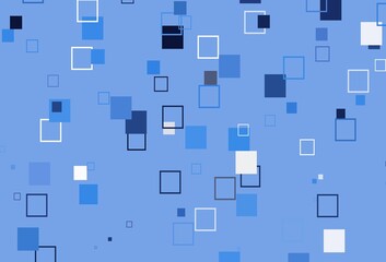 Light BLUE vector layout with rectangles, squares.