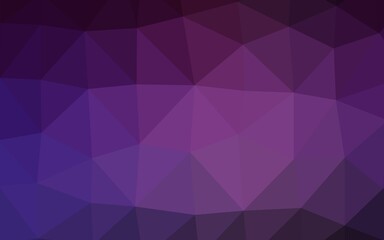 Dark Purple vector low poly texture.