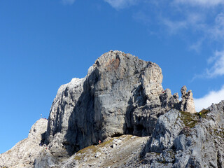 Heinrich-Noe-Steig via ferrata, Karwendel, Bavaria, Germany