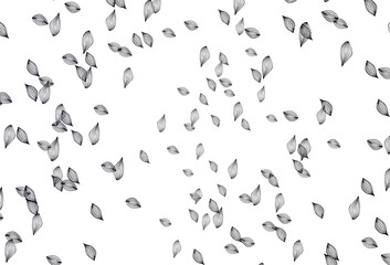 Light Black vector sketch backdrop.