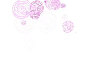 Light Pink vector natural background with roses.