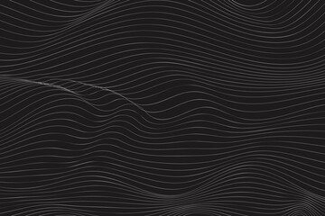Wave Lines Pattern Abstract Background. Vector