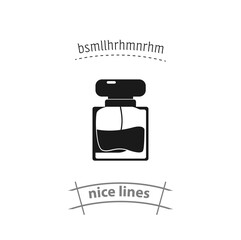 Naklejka premium perfume icon. perfume isolated vector icon. beauty, cosmetics design element