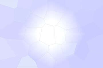 Colored stylish backdrop in light purple and white colors. Dynamic modern honeycomb background with frame. Fashion decorative wrapping paper pattern. Mosaic structure vintage abstract illustration