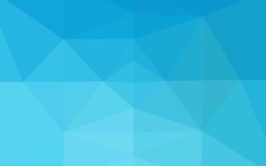 Light BLUE vector polygon abstract backdrop.