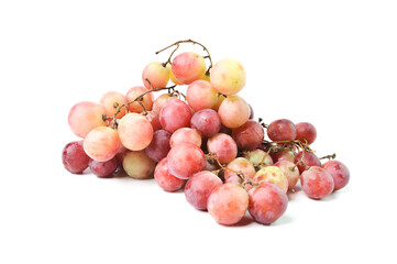 Fresh grape isolated on a white background.