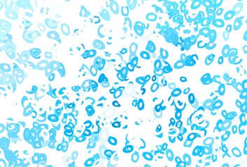 Light Blue, Green vector texture with disks.