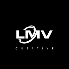 LMV Letter Initial Logo Design Template Vector Illustration