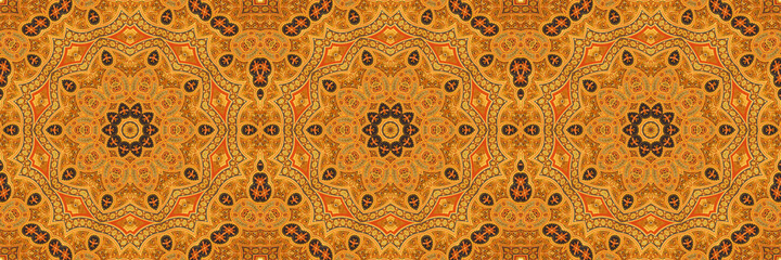  Antique ornament and church fresco. Vintage wall painting