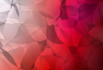 Naklejka premium Light Red vector abstract polygonal template.