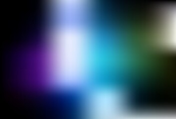 Dark Multicolor vector template with curved lines.