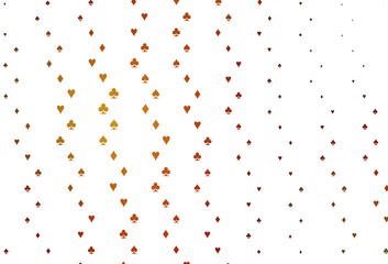 Light Red, Yellow vector layout with elements of cards.