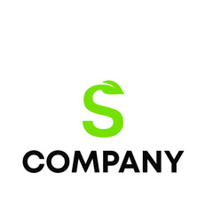 S leaf logo design