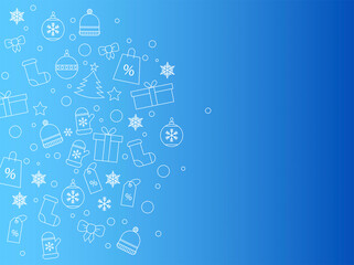 sfondo, cornice, natale, alberello	
