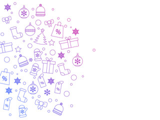 sfondo, cornice, natale, alberello	
