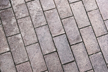 rectangular stone pattern light gray slant background solid closeup