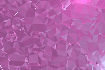 Abstract Pink Geometric Polygonal background molecule and communication. Concept of the science, chemistry, biology, medicine, technology.