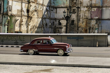 Cuba Old car on the streets of Havana