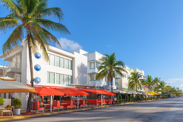Miami Beach, Florida, USA on Ocean Drive