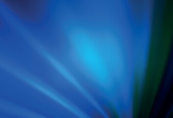 Dark BLUE vector blurred shine abstract background.