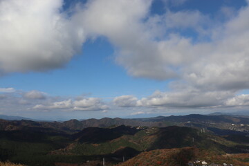 Fototapeta premium 大室山から見える綺麗な景色