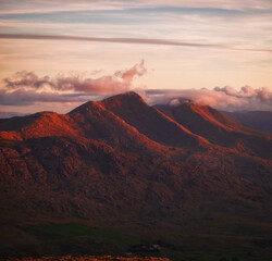 Kerry mountains in Ireland