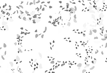 Light silver, gray vector background with abstract forms.