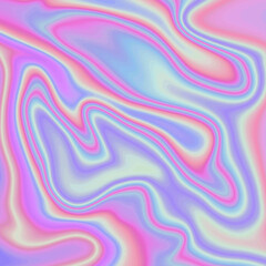 holographic light purple and rainbow foil texture surface with wrinkled abstract foil pattern.