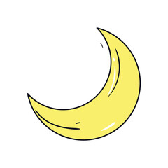 Obraz na płótnie Canvas moon icon isolated vector design