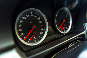 popular car analog speedometer