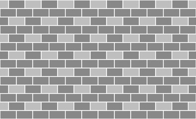 Seamless pattern. Grey brick background. Vector stock illustration for poster
