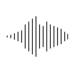 Vector symbol of the sound wave