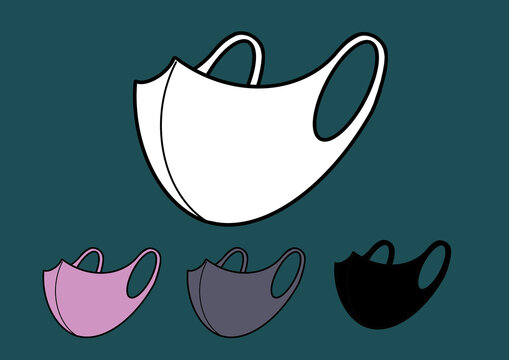 face mask fashion mask illustration