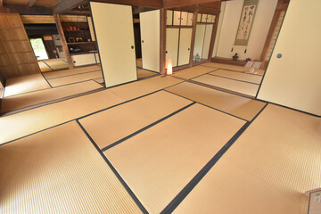 日本遺産・入来武家屋敷の旧増田邸の客間
