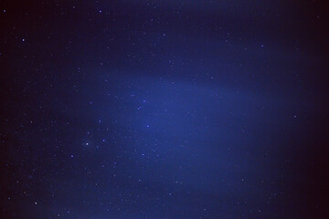 Fototapeta na wymiar Starry sky in Sri Lanka. Near the town of Galle.