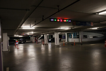 Car Park Guidance System light signal.