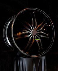 Alloy rim and brake disc
